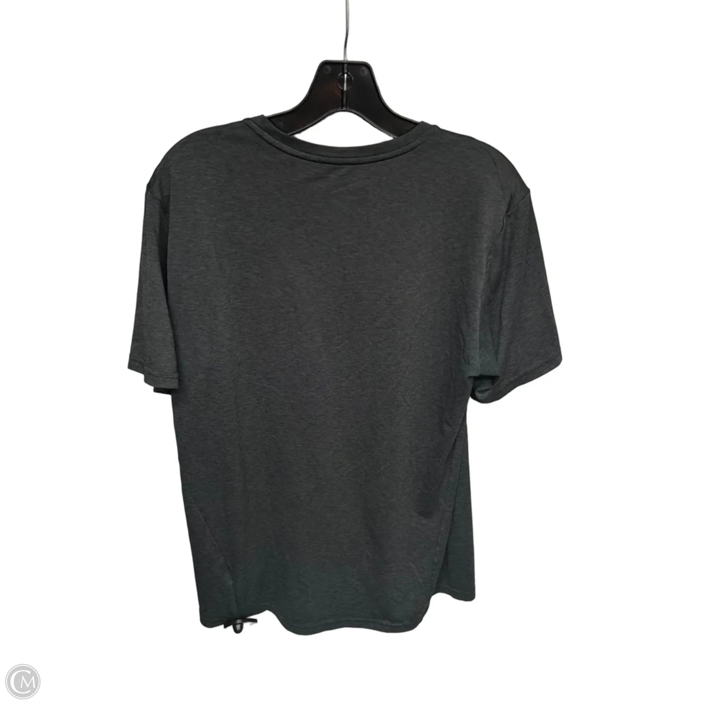 Athletic Top Short Sleeve By Nike Apparel In Grey, Size: M