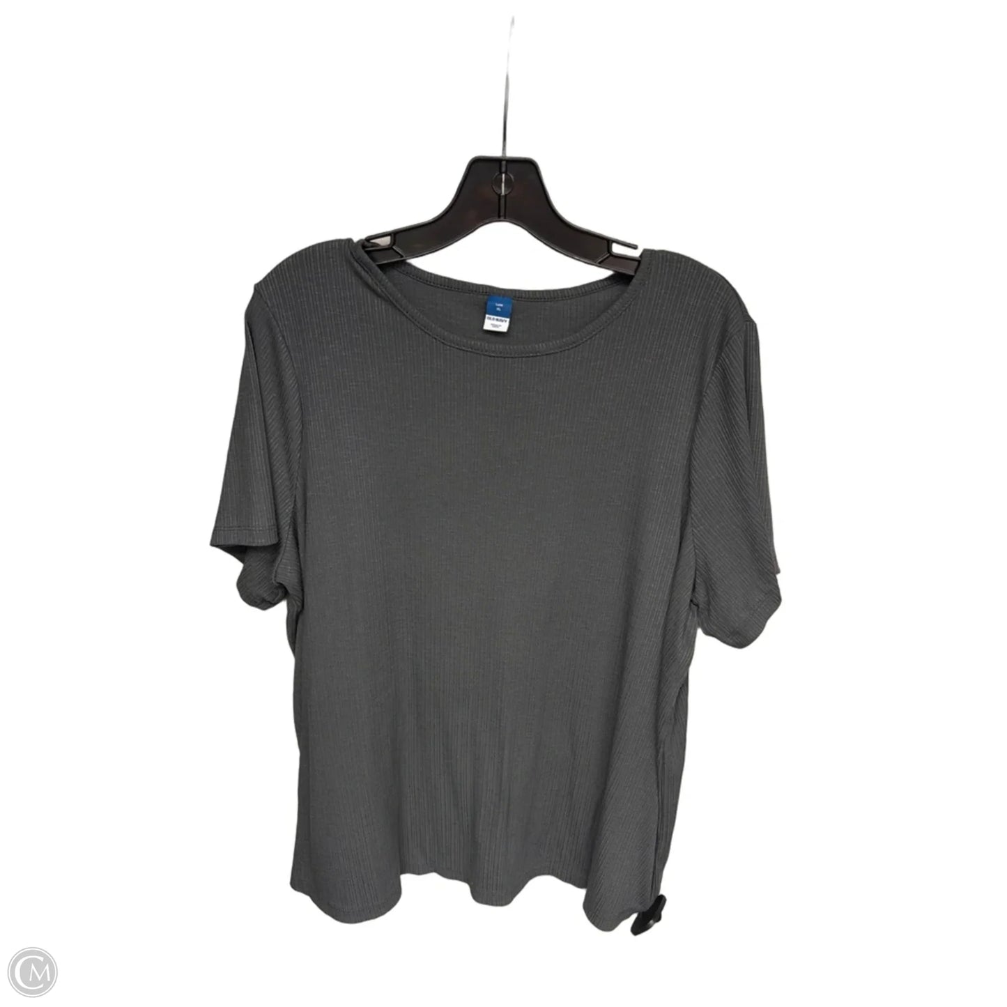 Top Short Sleeve Basic By Old Navy In Grey, Size: Xl