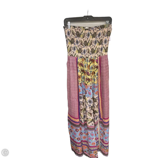 Dress Casual Maxi By Clothes Mentor In Multi-colored, Size: L