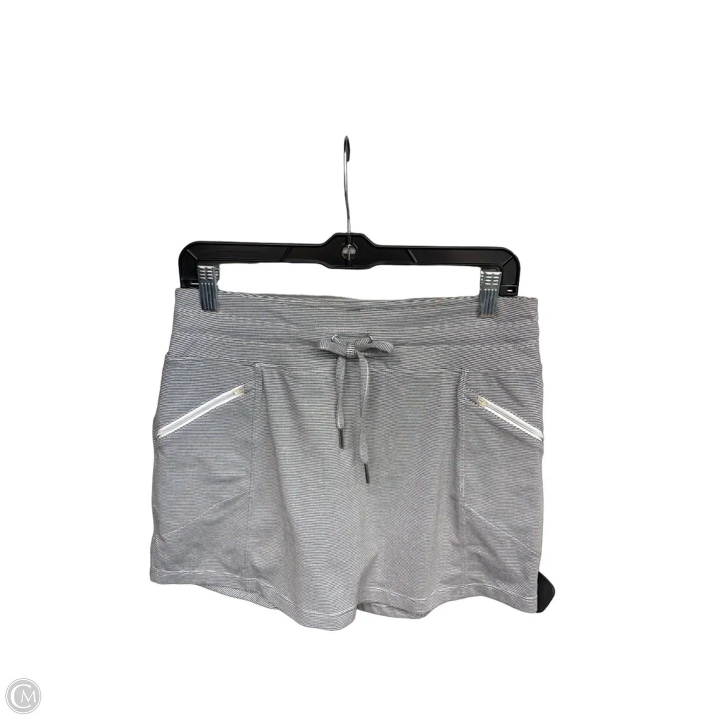 Athletic Skort By Kyodan In Grey & White, Size: Sp