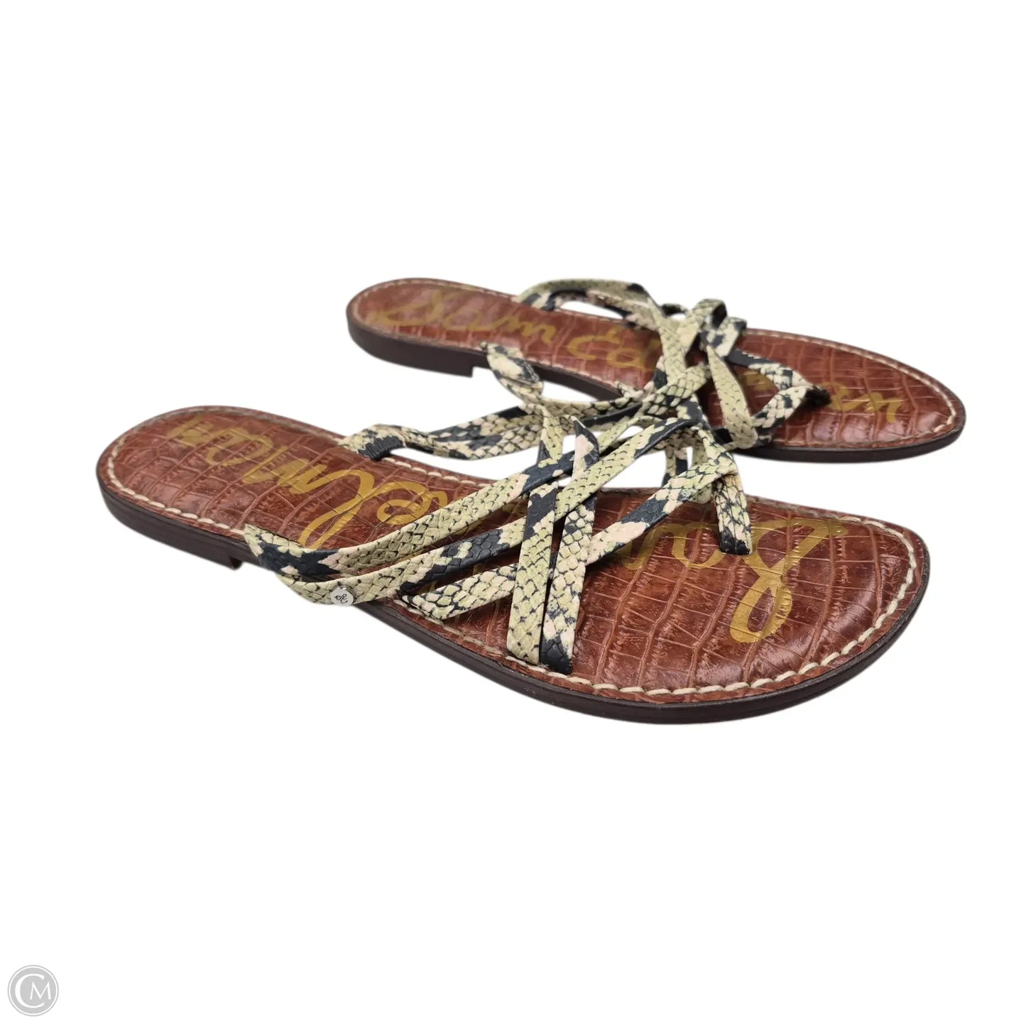 Sandals Flats By Sam Edelman In Green, Size: 8