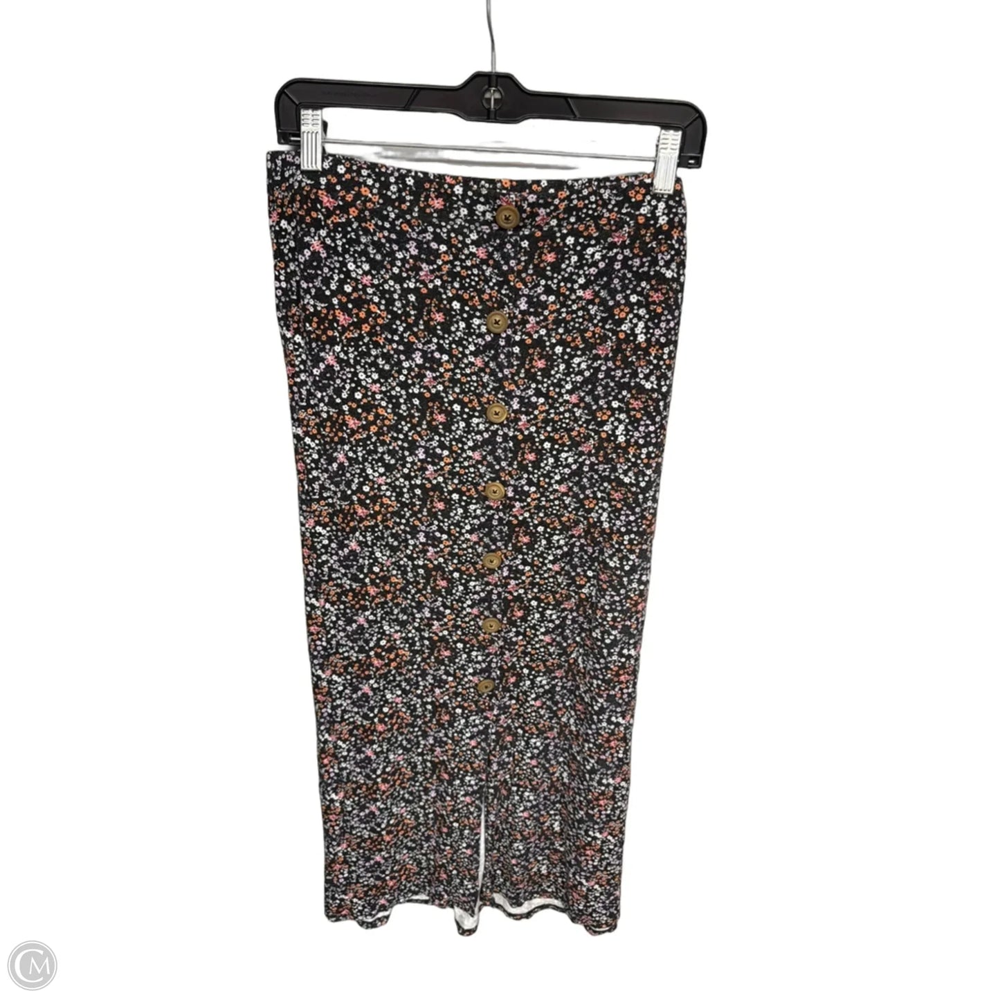 Skirt Maxi By So In Black & Purple, Size: Xl