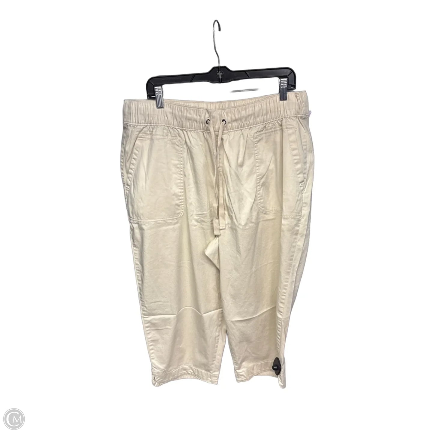 Pants Cropped By Lane Bryant In Cream, Size: 16