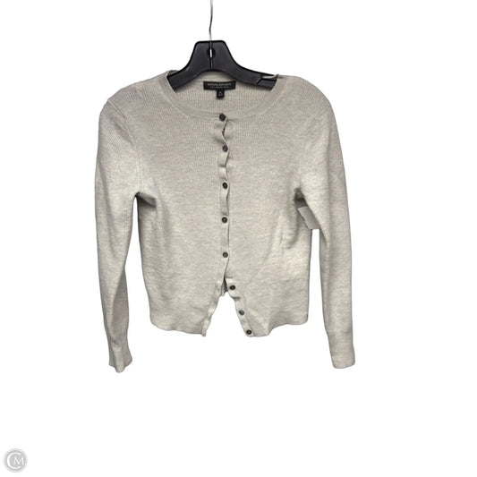 Sweater Cardigan By Banana Republic In Grey, Size: Xl