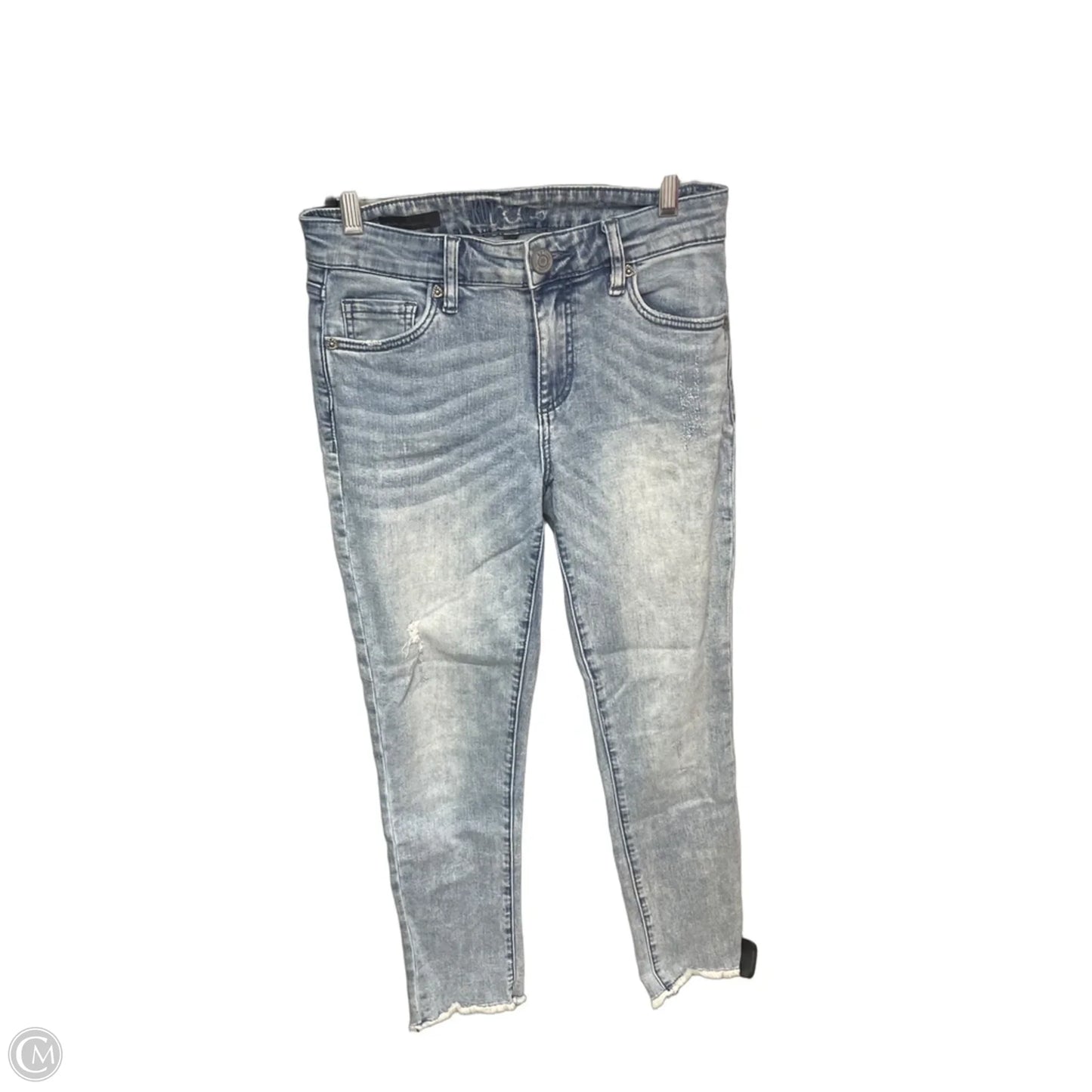 Jeans Straight By Kut In Blue Denim, Size: 0