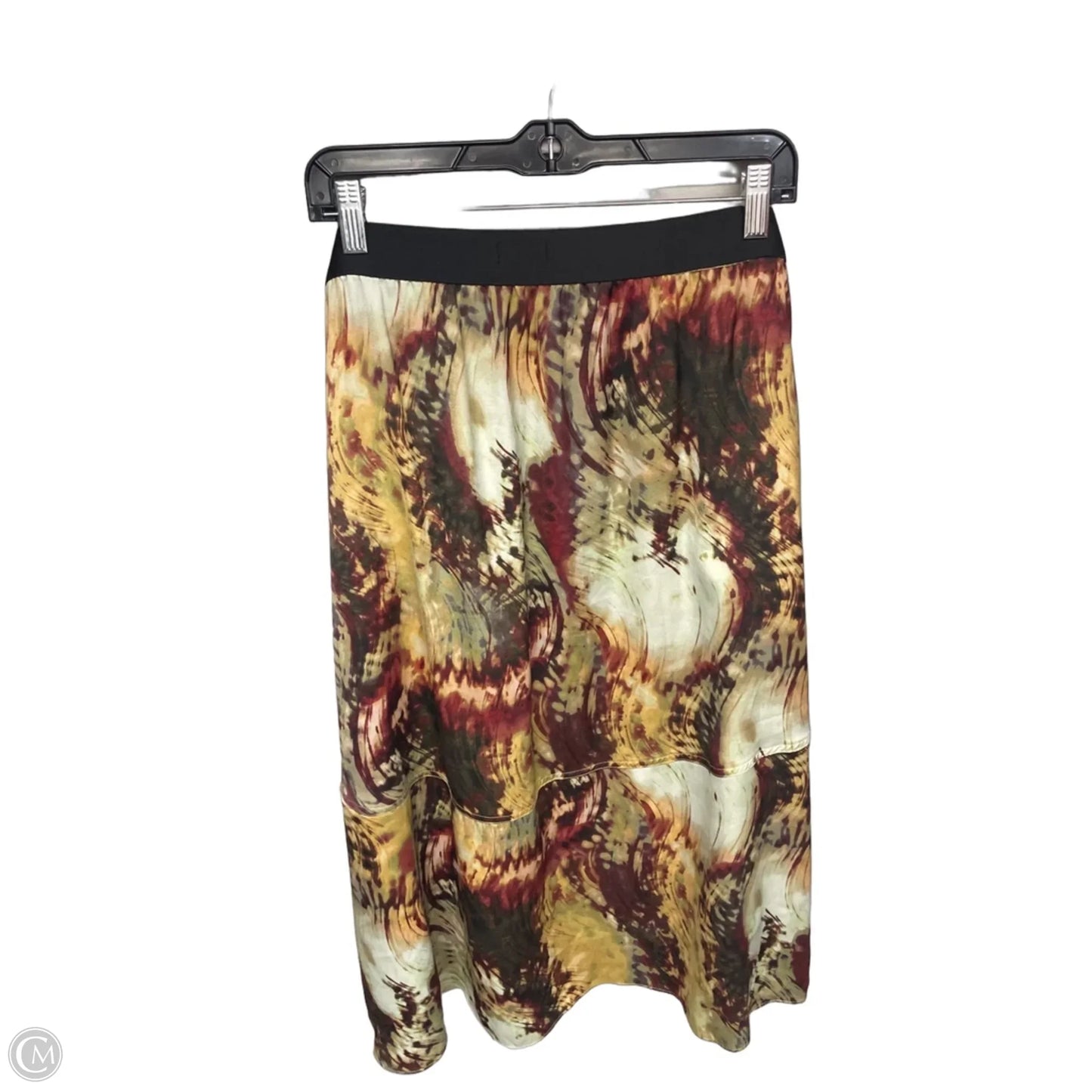 Skirt Maxi By Simply Vera In Green & Yellow, Size: Xl