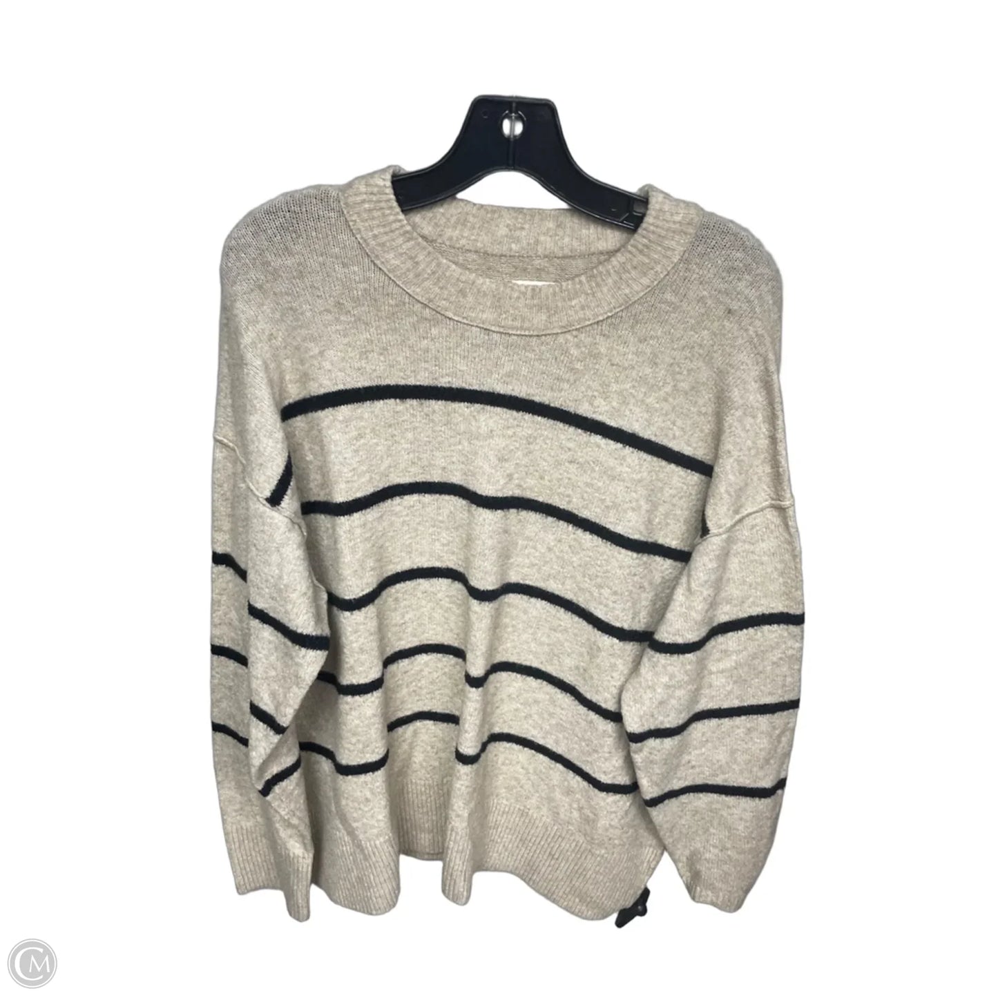 Sweater By Aerie In Black & Tan, Size: M