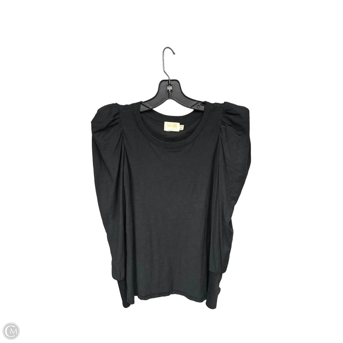 Top Long Sleeve Basic By Nation In Black, Size: Xs