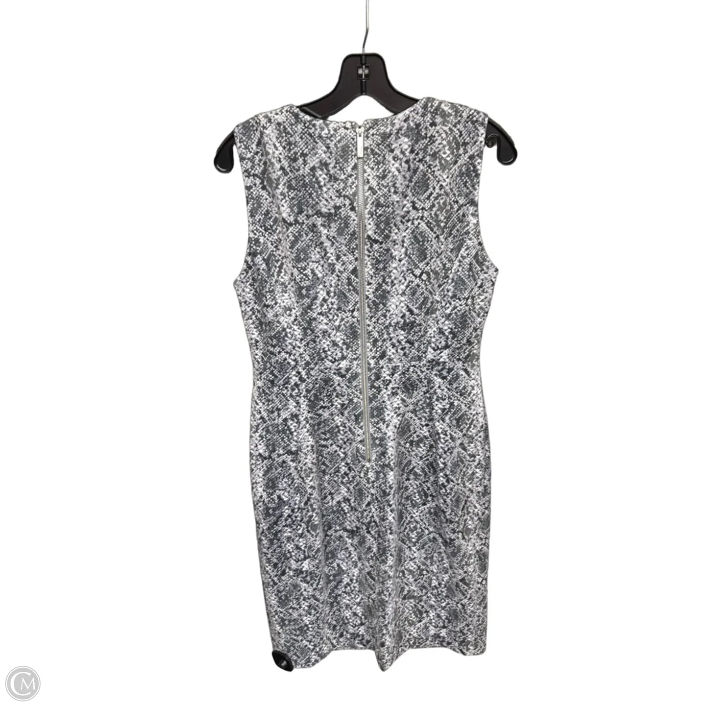 Dress Work By Calvin Klein In Snakeskin Print, Size: 10