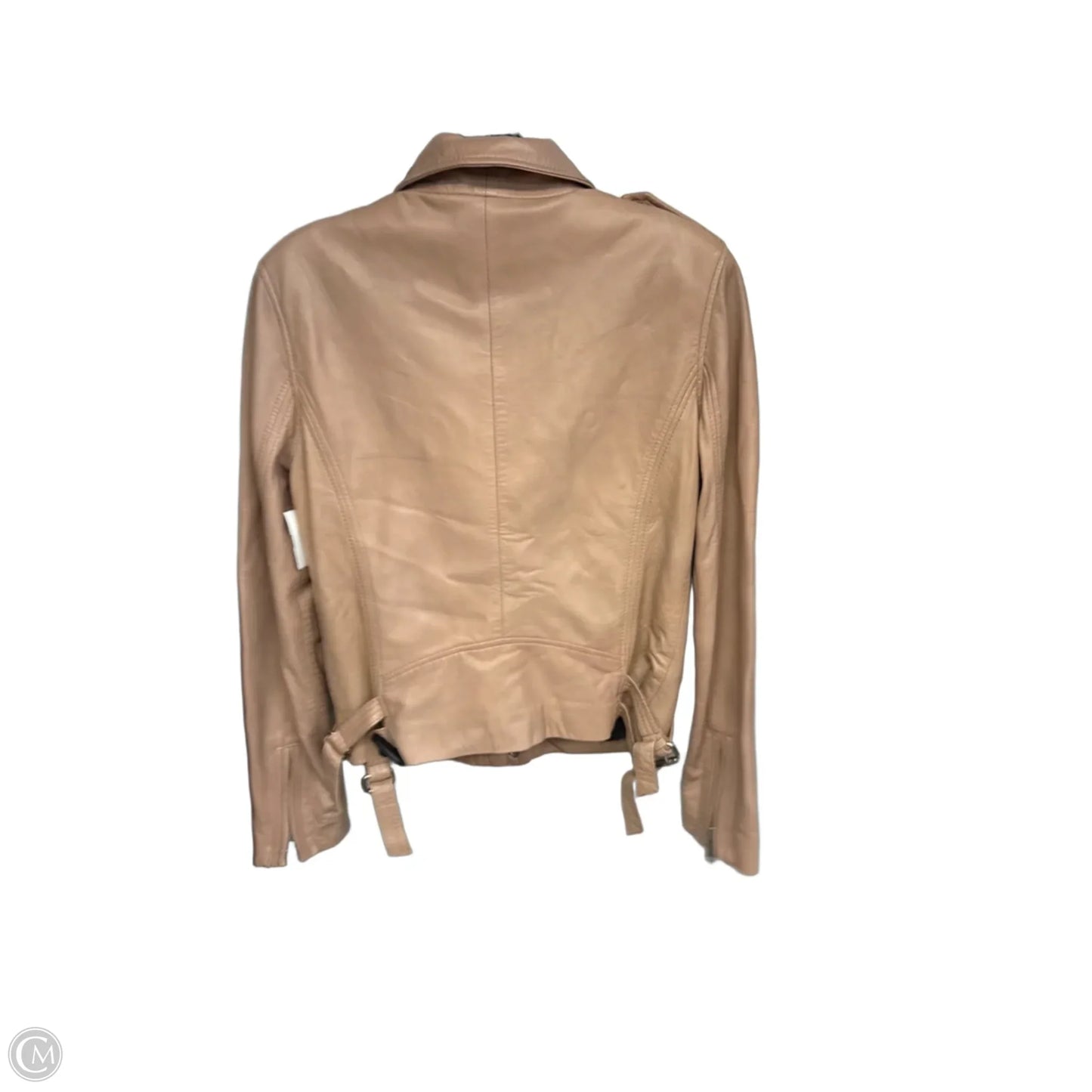 Coat Leather By Amaryllis In Pink, Size: S
