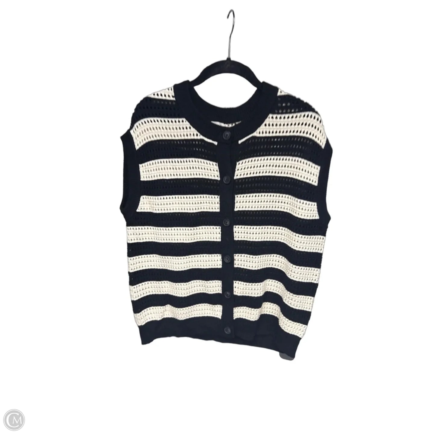 Sweater By Universal Thread In Black & Cream, Size: S
