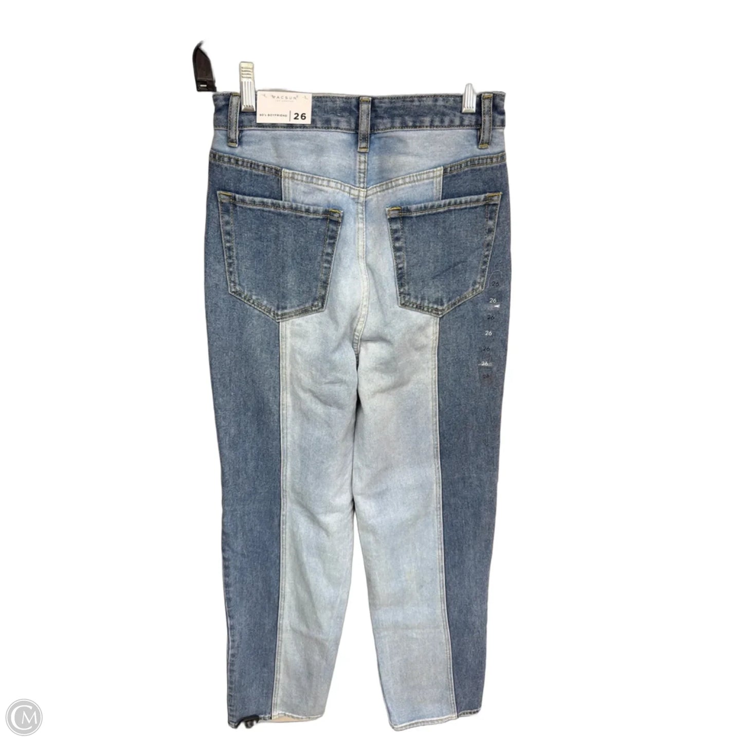 Jeans Straight By Pacsun In Blue Denim, Size: 26