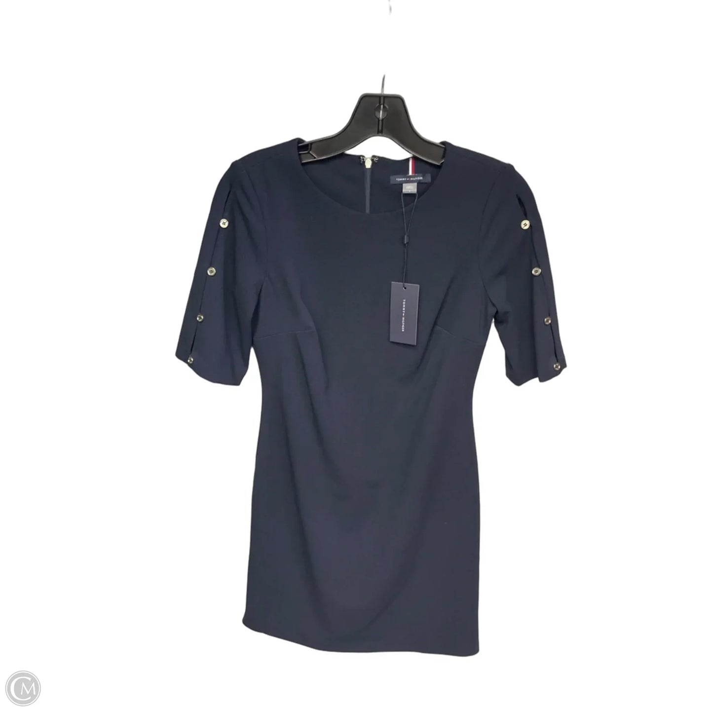 Dress Work By Tommy Hilfiger In Navy, Size: 2