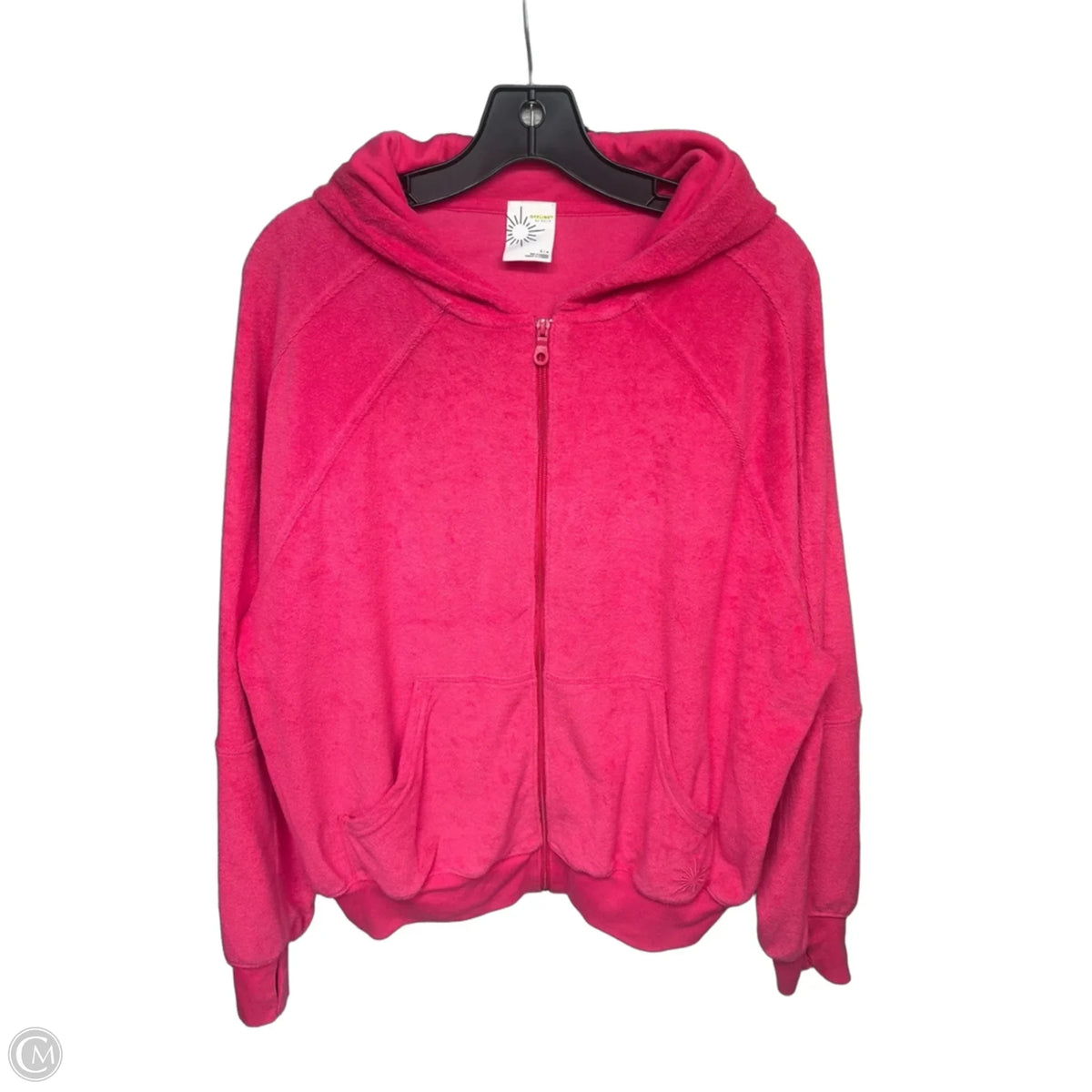 Athletic Jacket By Offline In Pink, Size: S