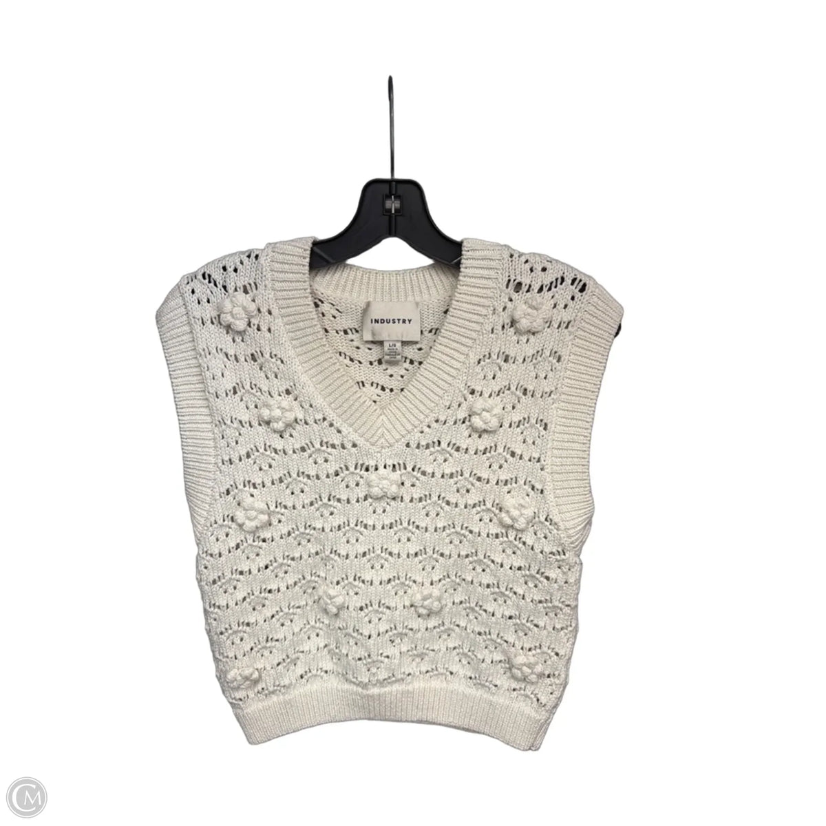 Sweater By Industry In Ivory, Size: L