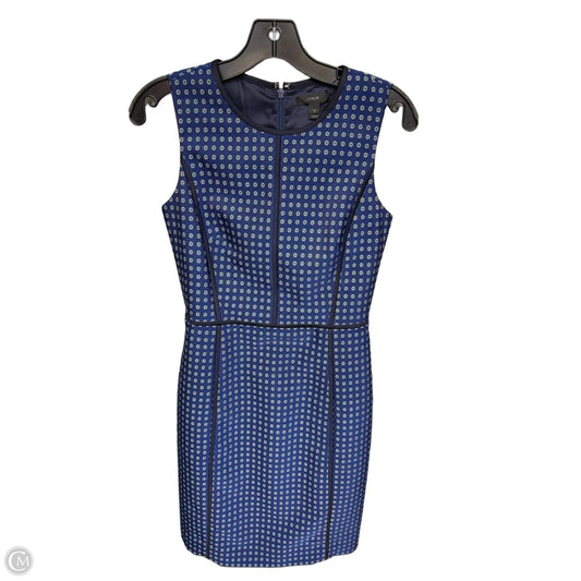Dress Work By J. Crew In Blue & Green, Size: 0