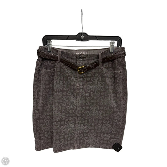 Skirt Midi By Sonoma In Brown, Size: 6