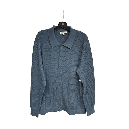 Top Long Sleeve By Banana Republic In Blue, Size: L