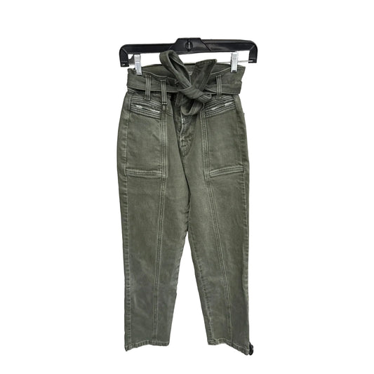 Jeans Straight By Hudson In Green Denim, Size: 26