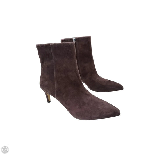 Boots Ankle Heels By Sam Edelman In Brown, Size: 8.5