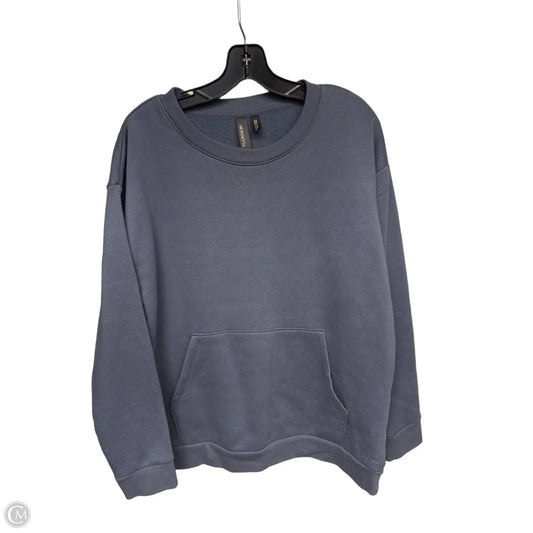 Sweatshirt Crewneck By Mondetta In Blue, Size: L