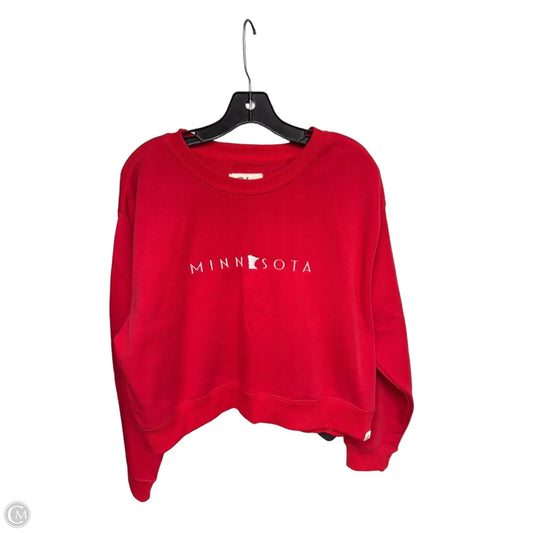 Sweatshirt Crewneck By Blue 84 In Red, Size: L