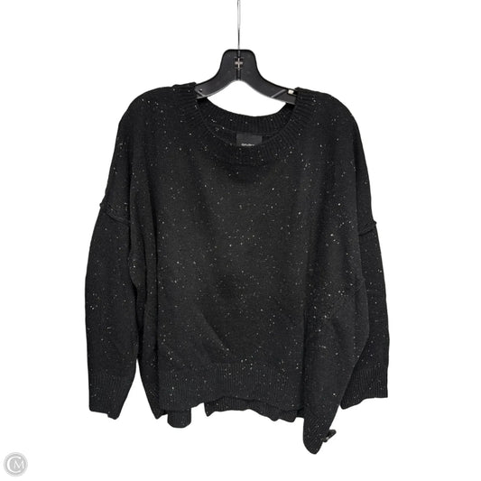 Sweater By Andrea Jovine In Black & White, Size: Xl