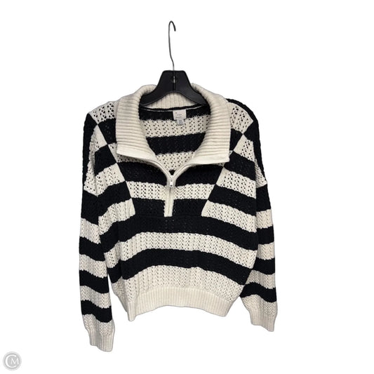 Sweater By A New Day In Black & Cream, Size: Xxl