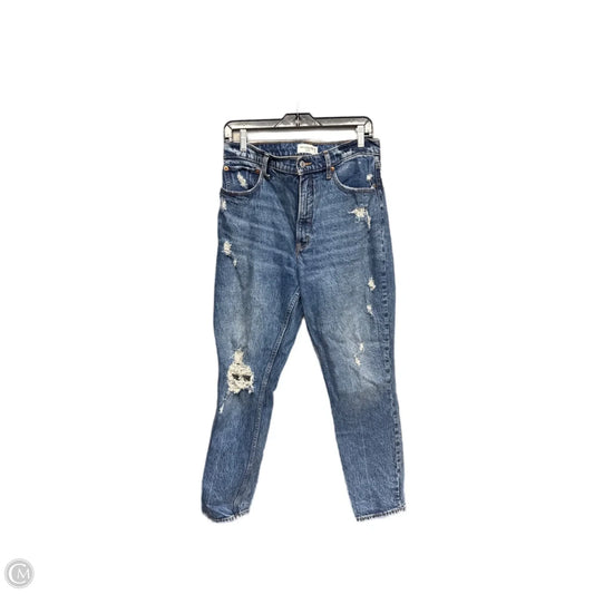 Jeans Straight By Abercrombie And Fitch In Denim, Size: 10