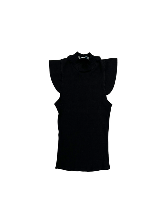 Top Sleeveless By Clothes Mentor In Black, Size: L