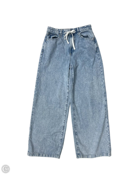 Jeans Wide Leg By Forever 21 In Blue Denim, Size: 4