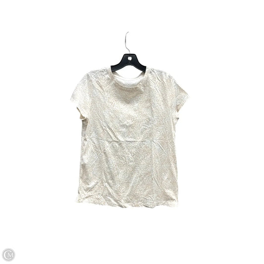 Top Short Sleeve By Athleta In Peach, Size: M