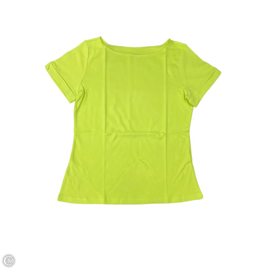 Top Short Sleeve By Chadwicks In Green, Size: M