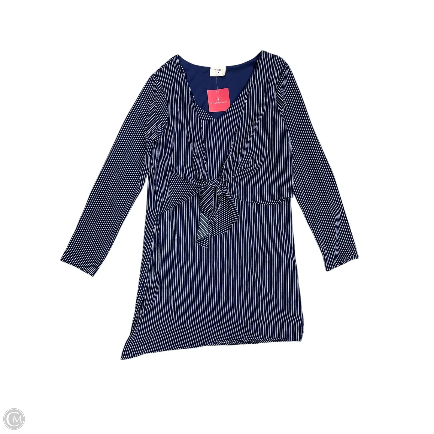 Dress Casual Midi By Everly In Striped Pattern, Size: M