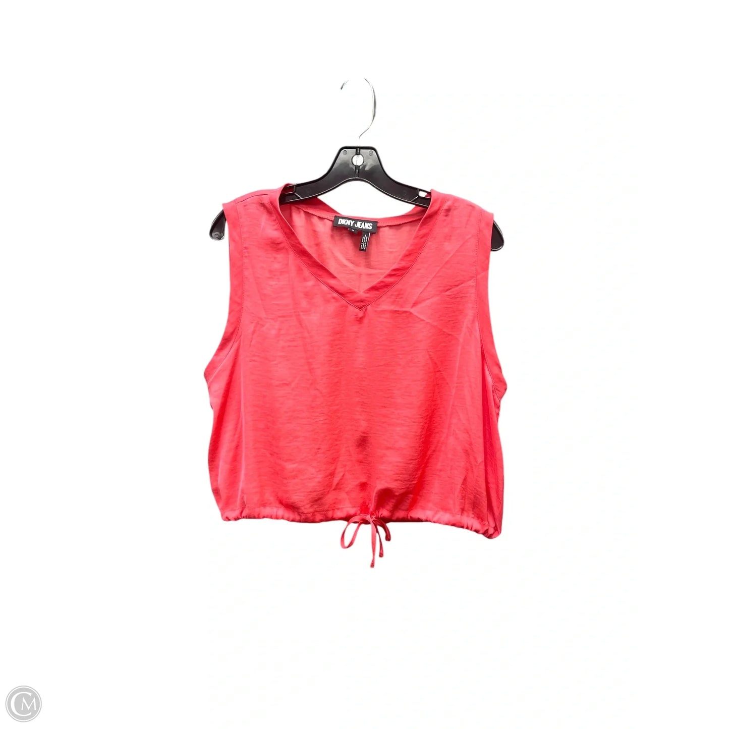 Top Sleeveless By Dkny In Coral, Size: M