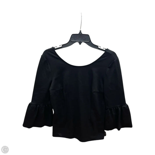 Top 3/4 Sleeve By Boden In Black, Size: 8