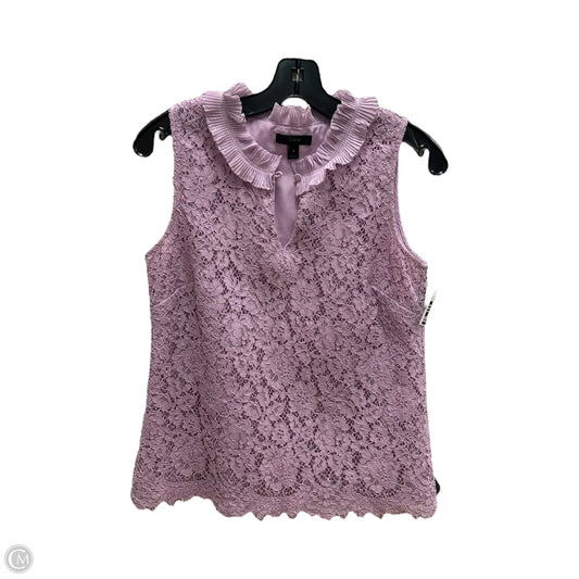 Top Sleeveless By J. Crew In Purple, Size: S