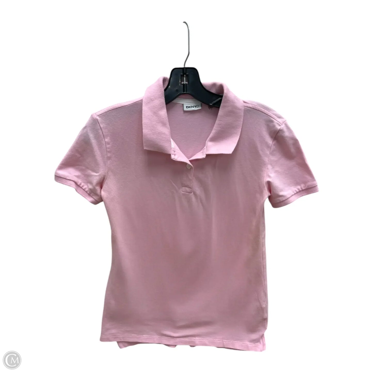 Top Short Sleeve By Dkny In Pink, Size: S