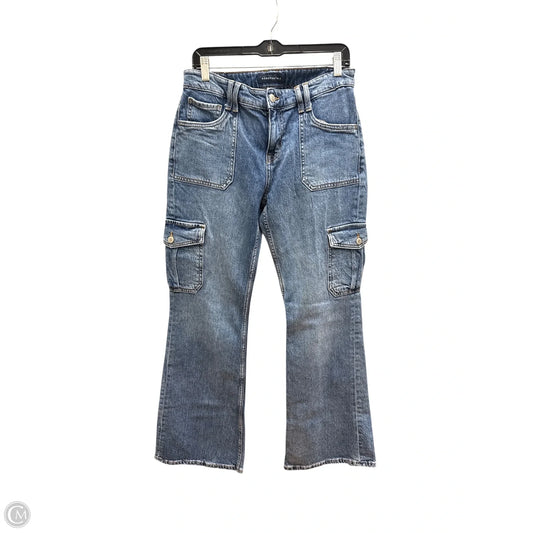 Jeans Flared By Aeropostale In Blue Denim, Size: 10