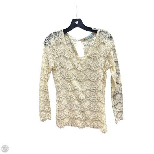 Top Long Sleeve By Maurices In Yellow, Size: M