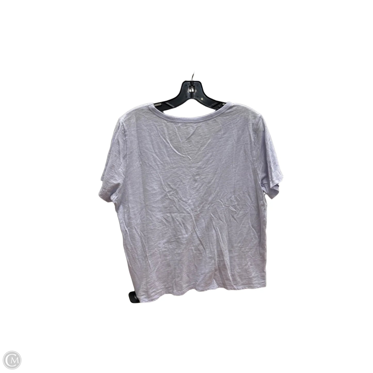 Top Short Sleeve Basic By Old Navy In Purple, Size: L