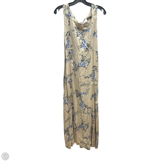 Dress Casual Maxi By Kathy Lee In Blue & Tan, Size: 14