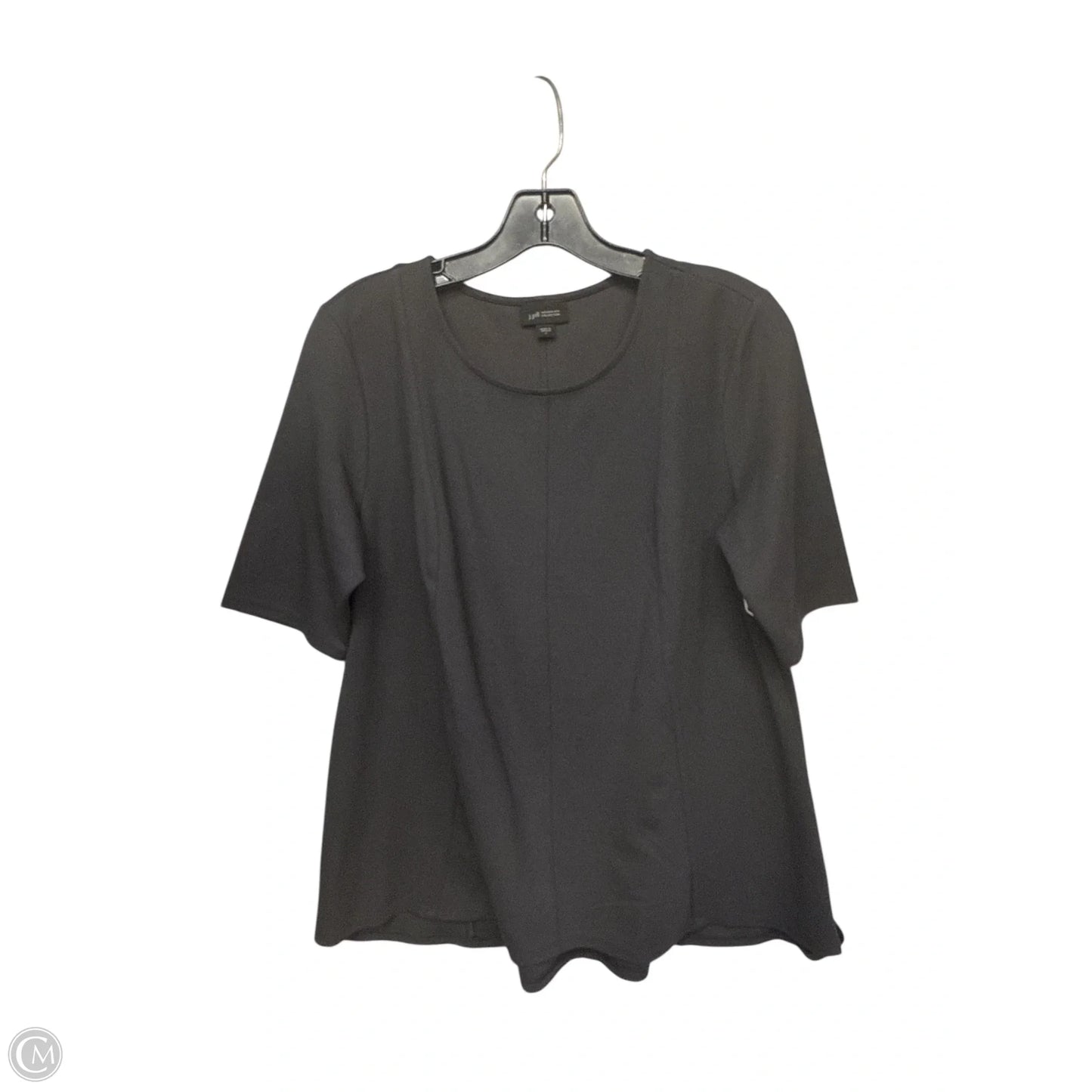 Top Short Sleeve By J. Jill In Grey, Size: S