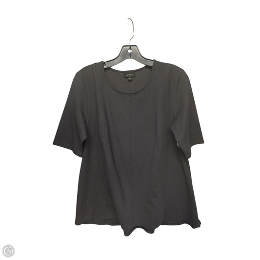 Top Short Sleeve By J. Jill In Grey, Size: S