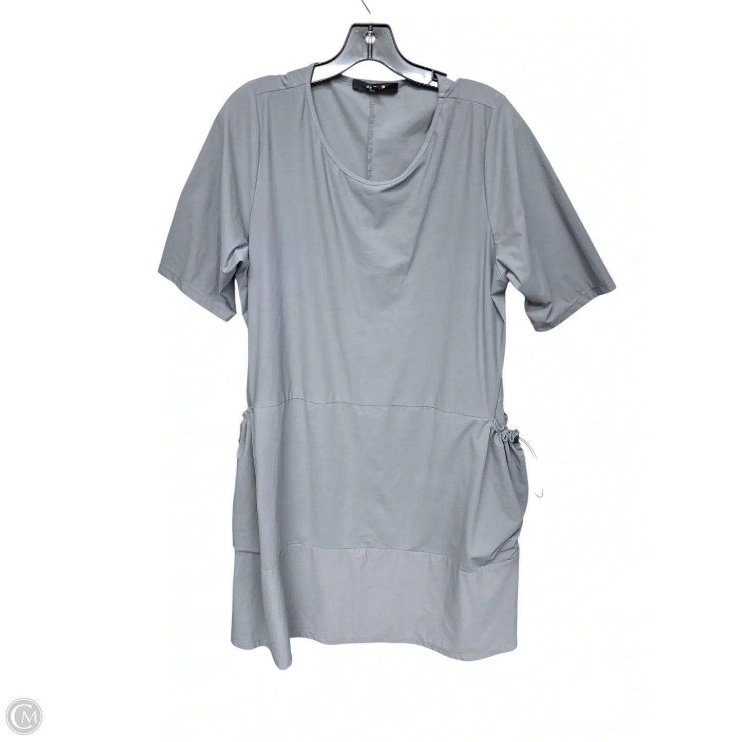 Dress Casual Midi By Clothes Mentor In Grey, Size: Xl