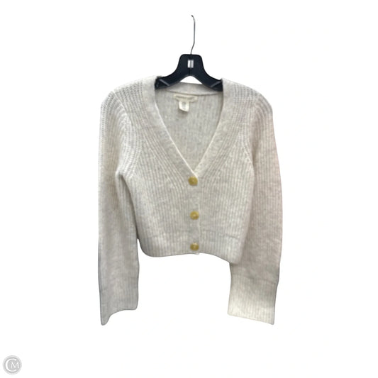 Cardigan By Clothes Mentor In Cream, Size: M
