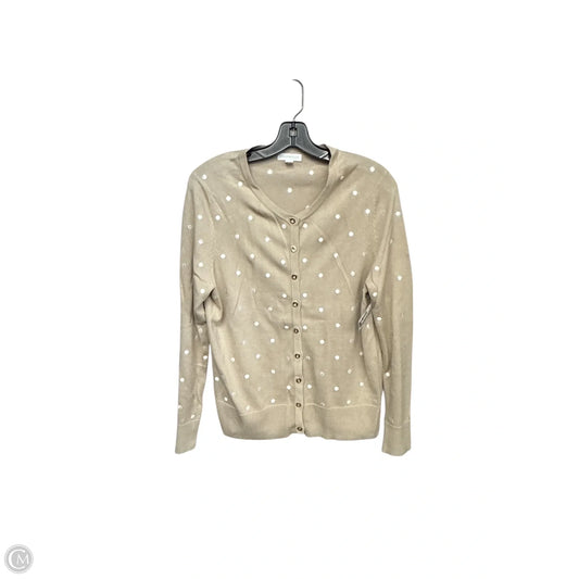 Cardigan By Charter Club In Polkadot Pattern, Size: L