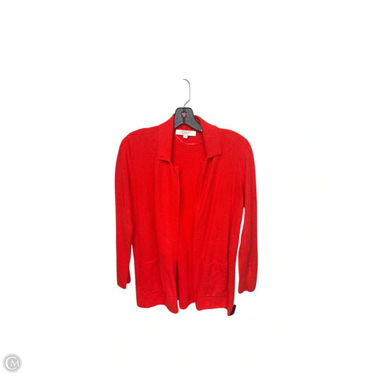 Cardigan By Loft In Red, Size: S