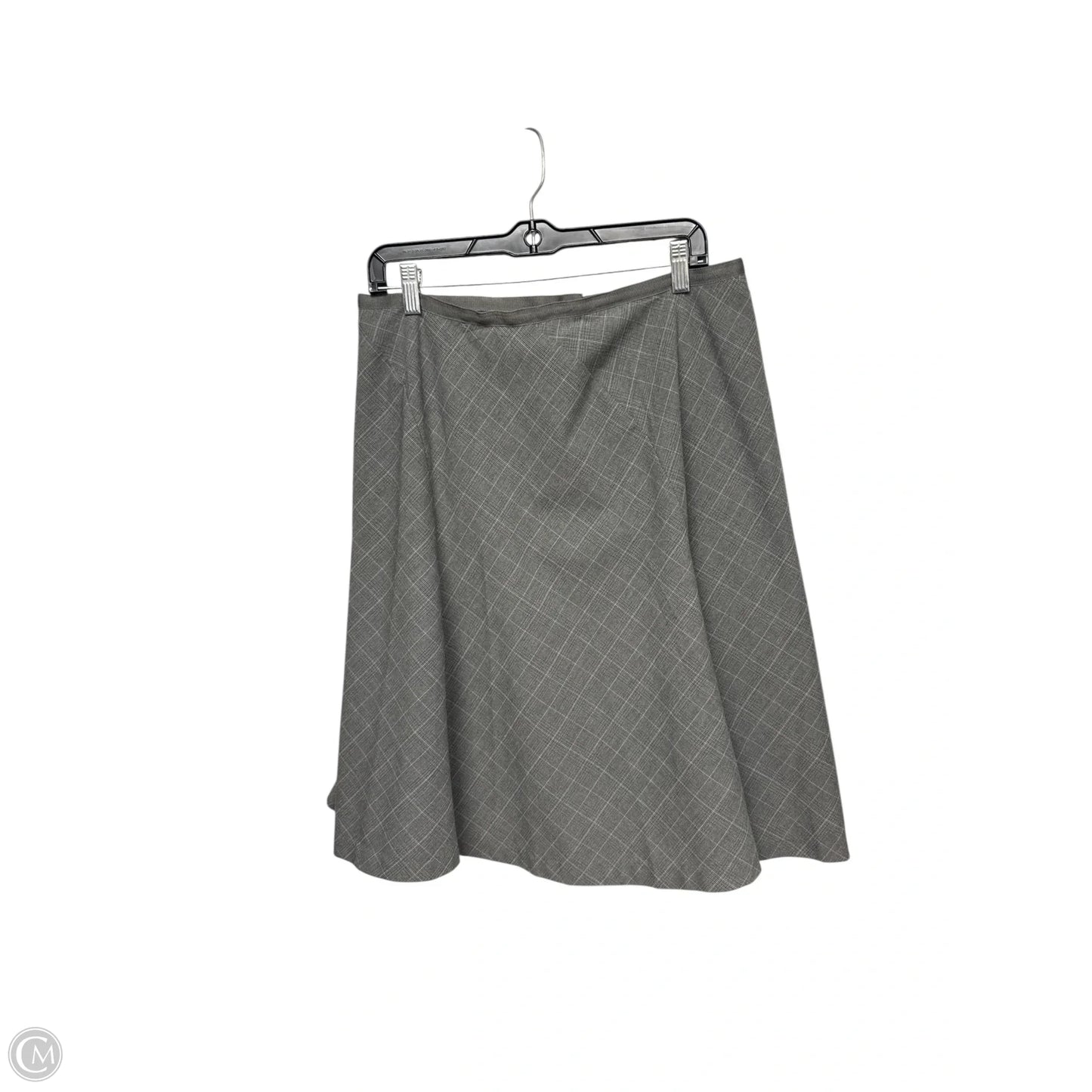Skirt Midi By Liz Claiborne In Grey, Size: 10