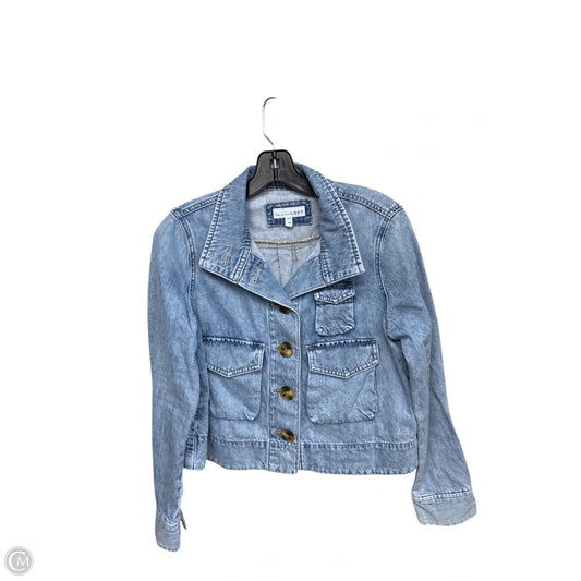 Jacket Denim By Loft In Blue Denim, Size: Xs